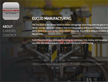 Tablet Screenshot of euclidmfg.com